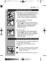 Preview for 15 page of Norelco Spectra 8831XL User Manual