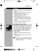 Preview for 17 page of Norelco Spectra 8831XL User Manual