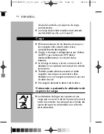 Preview for 34 page of Norelco Spectra 8831XL User Manual