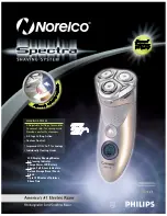 Norelco Spectra 8890XL Specifications preview