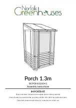 Preview for 1 page of Norfolk Greenhouses BCPOSW1280+G Assembly Instructions Manual