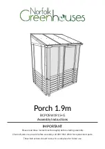 Предварительный просмотр 1 страницы Norfolk Greenhouses BCPOSW1915+G Assembly Instructions Manual