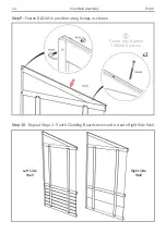 Предварительный просмотр 14 страницы Norfolk Greenhouses BCPOSW1915+G Assembly Instructions Manual