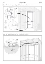 Предварительный просмотр 30 страницы Norfolk Greenhouses BCPOSW1915+G Assembly Instructions Manual