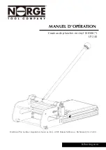 Preview for 15 page of Norge 10050871 Operation Manual