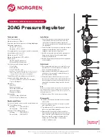 Norgren 20AG Installation & Maintenance Instructions preview