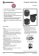 Предварительный просмотр 1 страницы Norgren Prospector A00 5A Series Manual