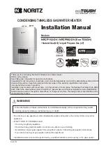 Preview for 1 page of Noritz Eco TOUGH NRCP111-DV-LP Installation Manual