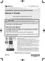 Noritz GQ-C3257WX-FF US Owner'S Manual preview