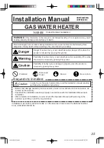 Preview for 35 page of Noritz N-084M-CA Owner'S Manual And Installation Manual