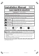 Preview for 35 page of Noritz N-084M-DV-CA Owner'S Manual And Installation Manual