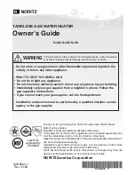 Preview for 1 page of Noritz N-0931M-OD Owner'S Manual