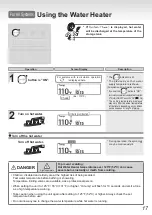 Предварительный просмотр 17 страницы Noritz NC1991-DVC Owner'S Manual