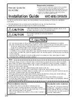 Предварительный просмотр 28 страницы Noritz NC1991-OD Installation Manual