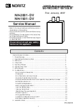 Noritz NH-1501-DV Service Manual preview