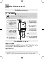 Preview for 21 page of Noritz NRC111-DV Owner'S Manual