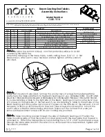 Предварительный просмотр 1 страницы norix C221-111 Series Assembly Instructions