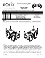 norix C221 Series Assembly Instructions предпросмотр