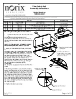 norix TNT0500-00XT Assembly Instructions preview