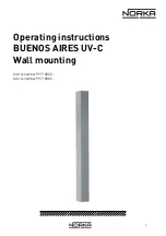 Norka BUENOS AIRES UV-C Operating Instructions Manual preview