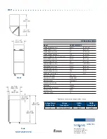 Предварительный просмотр 2 страницы Norlake NSRF202WWW/0 Specifications