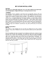 Предварительный просмотр 6 страницы Norlake UF27 Installation, Operation And Maintenance Instructions