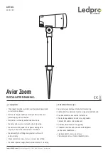 NORLUX Ledpro Avior Zoom Installation Manual предпросмотр