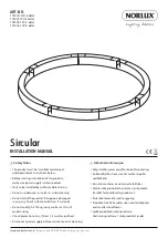 NORLUX Sircular Installation Manual preview