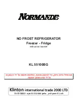 Normande KL 55100BG Instruction Manual предпросмотр