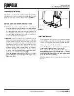 Preview for 8 page of NORMARC Rapala CRUZER M1 Operator'S Manual