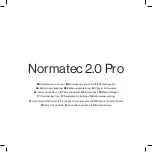 NormaTec 2.0 Pro Operating Instructions Manual preview