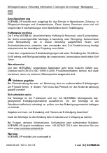 Preview for 3 page of NORMBAU 0300 416 Fixing Instructions And Directions For Use