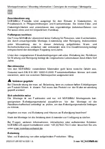 Preview for 3 page of NORMBAU 7530 650 Fixing Instructions And Directions For Use