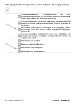 Preview for 11 page of NORMBAU 7530 650 Fixing Instructions And Directions For Use