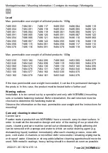 Preview for 7 page of NORMBAU Cavere Care Fixing Instructions And Directions For Use