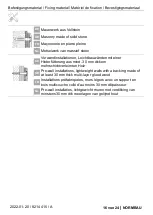 Preview for 16 page of NORMBAU Cavere Care Fixing Instructions And Directions For Use