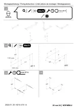 Preview for 20 page of NORMBAU Cavere Care Fixing Instructions And Directions For Use