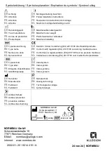 Preview for 24 page of NORMBAU Cavere Care Fixing Instructions And Directions For Use