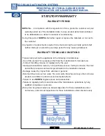 Preview for 38 page of Norpa PRN-120 Installation, Use & Maintenance Manual