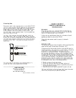 norpak TTX81X Installation Manual preview