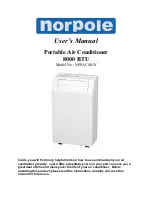 Preview for 1 page of NORPOLE NPPAC8KW User Manual