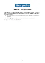 Preview for 2 page of NORPOLE R-NPPAC10KWM User Manual