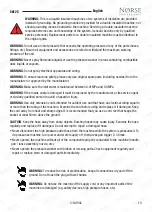 Preview for 13 page of NORSE PROFESSIONAL SK125 Operation Manual