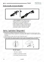 Preview for 26 page of NORSE PROFESSIONAL SK125 Operation Manual