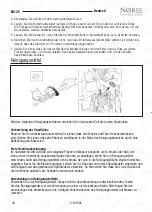 Preview for 40 page of NORSE PROFESSIONAL SK125 Operation Manual