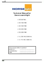 Preview for 2 page of NORSELIGHT 600201238 Installation & User Manual