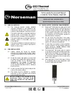 Предварительный просмотр 1 страницы Norseman XB1 Installation, Operation & Maintenance Instructions Manual