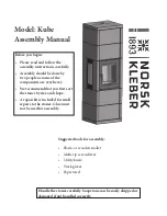 Предварительный просмотр 14 страницы NORSK KLEBER Kube 3 Installation, Assembly And Operating Manual