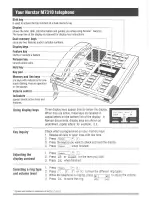 Preview for 2 page of Norstar M7310 User'S Card