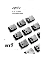 Norstar StarTalk Mini Reference Manual предпросмотр